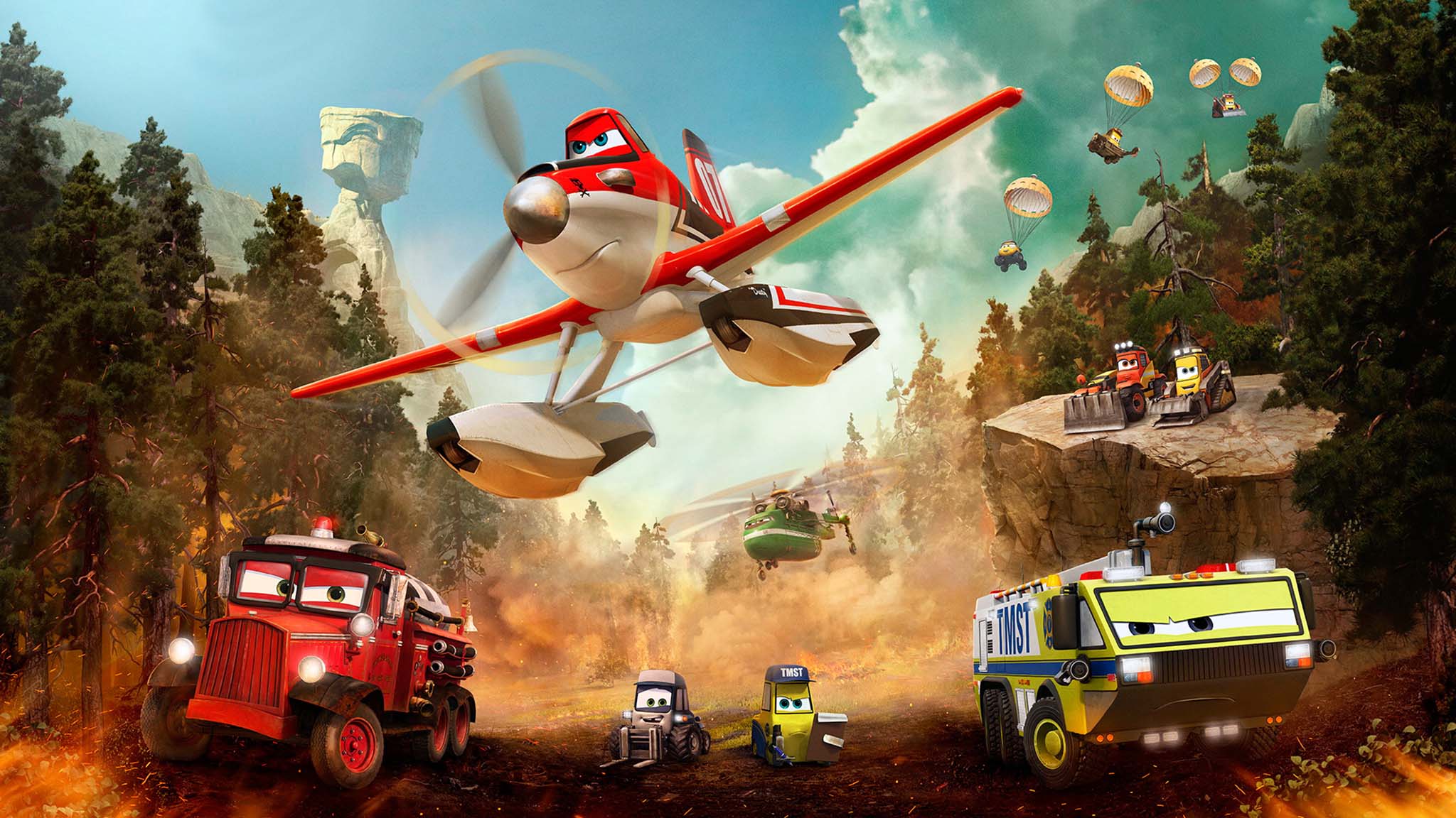فيلم Planes: Fire & Rescue 2014 مدبلج